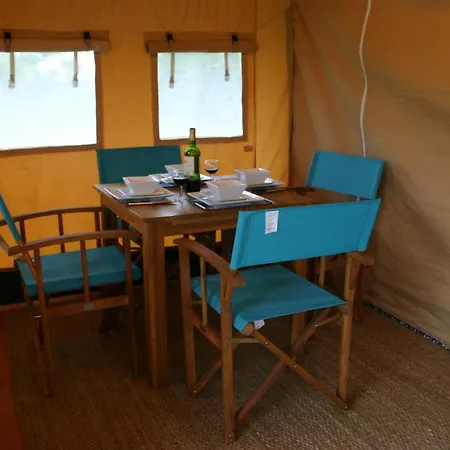 Luxury tent Safari At La Petite Lande